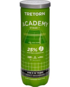 Tretorn Academy Groen 3 pack ( Stage 1)