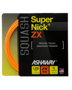 Ashaway squashsnaar SuperNick ZX Oranje 9m