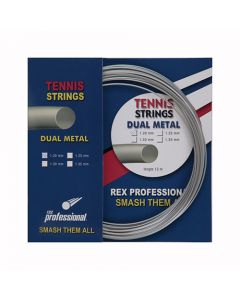 Rex Professional tennissnaar Dual Metal 12m